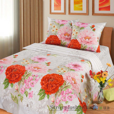 Комплект постельного белья Miratex Top Dreams Cotton Аленка, 180х220 см, (пододеяльник, простынь, 2 наволочки), цветной, цветы