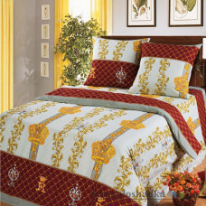 Комплект постільної білизни Miratex Top Dreams Cotton Королівське ліжко, 180х220 см, (підковдра, простирадло, 2 наволочки), білий, орнамент