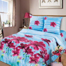 Комплект постельного белья Miratex Top Dreams Cotton Любава, 220х240 см, (2 пододеяльника, простынь, 2 наволочки), цветной, цветы