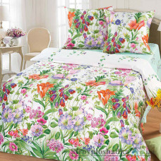 Комплект постельного белья Miratex Top Dreams Cotton Цветочная фантазия, 180х220 см, (пододеяльник, простынь, 2 наволочки), цветной, цветы