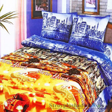 Комплект постельного белья Miratex Top Dreams Cotton Ночной город, 150х220 см, (пододеяльник, простынь, 2 наволочки), цветной, мегаполис