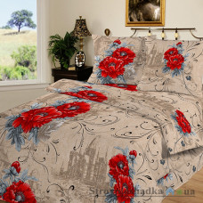 Комплект постельного белья Miratex Top Dreams Cotton Волшебный замок, 180х220 см, (пододеяльник, простынь, 2 наволочки), цветной, цветы
