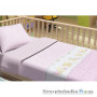 Комплект постельного белья Miratex Top Dreams Kidsdream Baby bear, 110х150 см, (пододеяльник, простынь, 1 наволочка), розовый, мишки