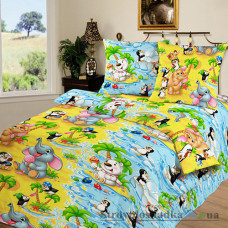 Комплект постельного белья Miratex Top Dreams Kidsdream Чудо-остров, 110х150 см, (пододеяльник, простынь, 1 наволочка), цветной, животные