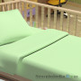 Комплект постільної білизни Miratex Top Dreams Kidsdream Горошок, 110х150 см, (підковдра, простирадло, 1 наволочка), зелений, горошок