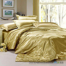 Комплект постільної білизни Moka textile AtlasZoloto, 175х210 см, (підковдра, простирадло, 2 наволочки), золото