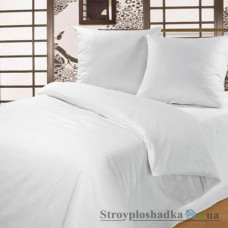 Комплект постельного белья Moka textile Белая bl002, 145х210 см, (2 пододеяльника, простынь, 2 наволочки), бязь люкс