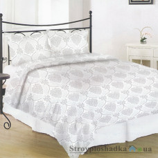 Комплект постельного белья Moka textile Белое на белом b0015, 200х220 см, (пододеяльник, простынь, 2 наволочки), бязь