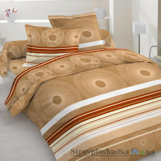 Комплект постельного белья Moka textile Брауни, 145х210 см, (2 пододеяльника, простынь, 2 наволочки), бязь люкс