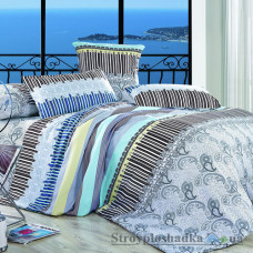Комплект постельного белья Moka textile Майами, 200х220 см, (пододеяльник, простынь, 2 наволочки), бязь люкс