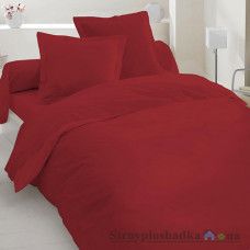 Комплект постільної білизни Moka textile Роял червоний, 175х210 см, (підковдра, простирадло, 2 наволочки), сатин