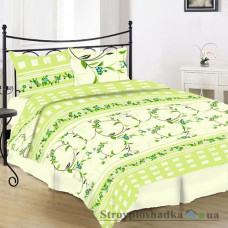 Комплект постельного белья Руно 845.114Г 20-0879-50 Green (1 пододеяльник, 1 простынь, 2 наволочки), хлопок/ПЭ, рисунок-квадраты, зеленый