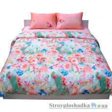 Комплект постельного белья Руно 655.137К 20-1308-50 Peach (1 пододеяльник, 1 простынь, 2 наволочки), хлопок, рисунок-цветы, многоцветный