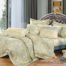 Комплект постельного белья Viluta 12174, 200x220 см (1 пододеяльник, 1 простынь, 2 наволочки), ранфорс, рисунок-узоры, молочный