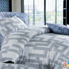 Комплект постельного белья Viluta 17101, 240x220 см (2 пододеяльника, 1 простынь, 2 наволочки), ранфорс, рисунок-узоры, синий