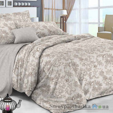 Комплект постельного белья Viluta 17125, 200x220 см (1 пододеяльник, 1 простынь, 2 наволочки), ранфорс, рисунок-узоры, серый