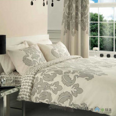 Комплект постельного белья Viluta 7000, 200x220 см (1 пододеяльник, 1 простынь, 2 наволочки), ранфорс, рисунок-узоры, белый