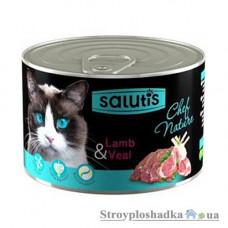 Консерва для кошек Salutis, 190 г, с ягнёнком (54662)