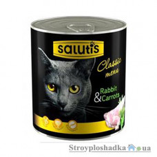 Консерва для кошек Salutis, 360 г, с кроликом (54667)