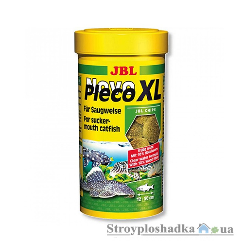 Корм для рыб JBL Novo Pleco XL, 250 мл (18361)