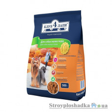 Сухий економ корм для собак Club 4 Paws, для малих порід, 0.5 кг