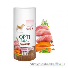 Сухий преміум корм для собак Optimeal, беззерновий, індичка та овочі, 0.65 кг