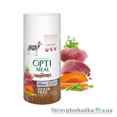 Сухий преміум корм для собак Optimeal, беззерновий, качка та овочі, 0.65 кг