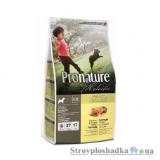 Сухой премиум корм для собак Pronature Holistic PRHDPCB13,6, для щенков всех пород, с курицей и бататом, 13.6 кг