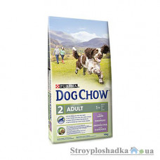Сухой премиум корм для собак Purina Dog Chow Adult, для взрослых собак, с ягненком, 14 кг