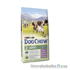 Сухой премиум корм для собак Purina Dog Chow Adult, для взрослых собак, с ягненком, 2.5 кг