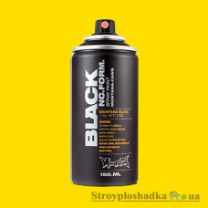 Аэрозольная краска Монтана Black, P1000 Энергетик желтый, 400 мл