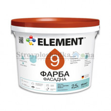 Краска фасадная Element 9, база А, 2.5 л