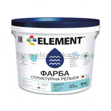 Краска фасадная акриловая Element Рельеф, 3.5 кг