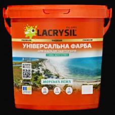 Универсальная акриловая резиновая краска Lacrysil, черная 3.5 кг