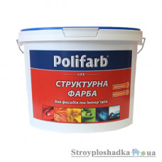 Краска структурная Polifarb DekoPlast, 8 кг