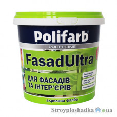 Краска фасадная Polifarb FasadUltra, 1.4 кг