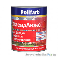 Фарба фасадна професійна Polifarb Фасадлюкс, 14 кг