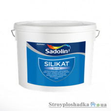 Краска фасадная Sadolin Silikat, силикатная, 5 л