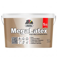 Краска латексная сверхустойчивая DUFA MegaLatex белая, 14 кг