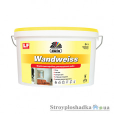 Краска водоэмульсионная Dufa Wandweiss D1, 2.5 л
