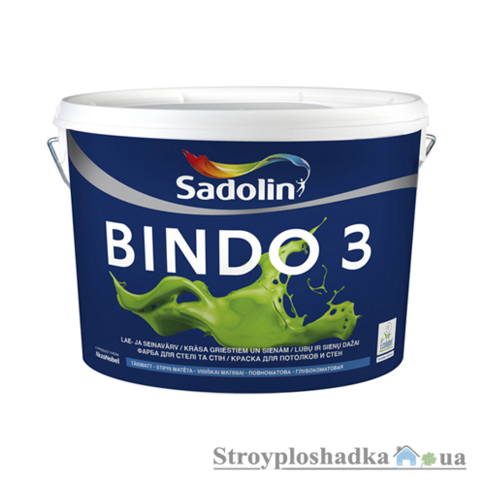 Латексная краска Sadolin Bindo-3, 2.5 л