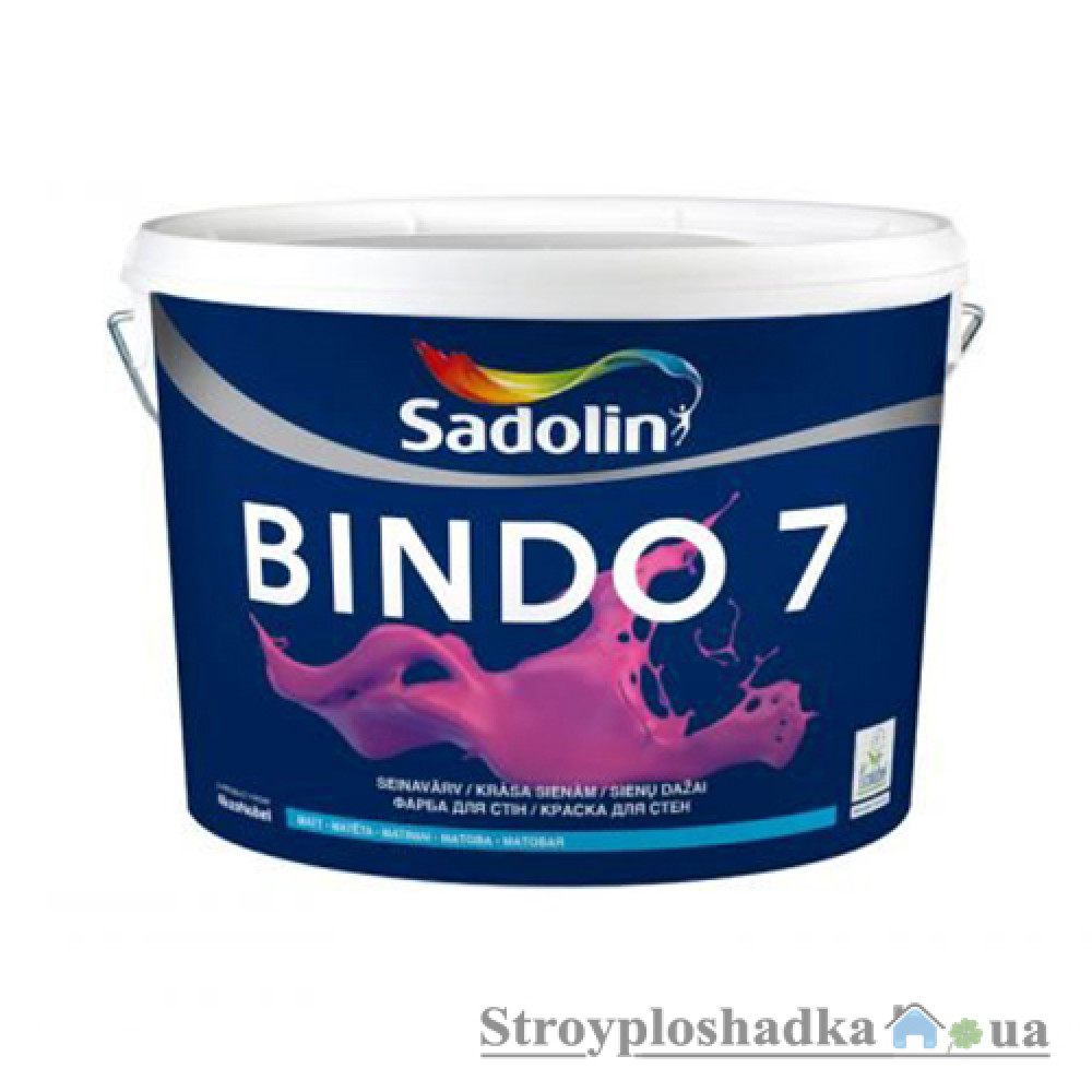 Латексная краска Sadolin Bindo-7, 5 л
