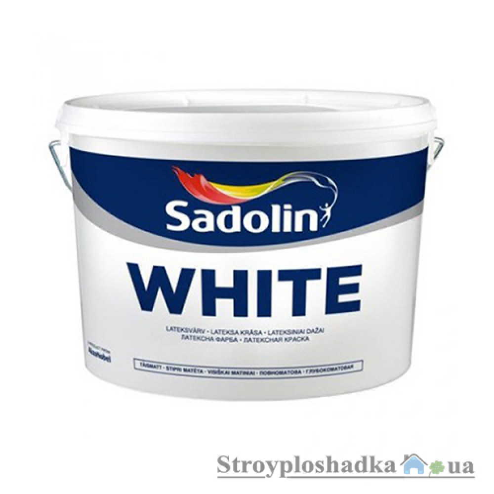 Латексная краска Sadolin White, 3 л