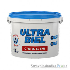 Краска водоэмульсионная Sniezka Ultra Biel, 1.4 кг
