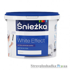Краска интерьерная акриловая Sniezka White Effect, 14 кг