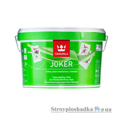 Краска акриловая интерьерная Tikkurila Joker, белая, 0.9 л