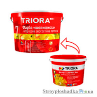 Латексна фарба Triora 7, біла, шовковисто-матова, 10 л