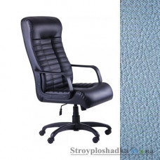 Кресло для руководителя AMF Атлетик Tilt, механизм качания Tilt, база и подлокотники - пластик, кожзаменитель - Неаполь N-06, цвет - голубой