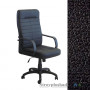Кресло для руководителя AMF Ледли Пластик, 62х77х113-127 см, механизм качания Tilt, база и подлокотники - пластик, кожзаменитель - Неаполь N-20, цвет - черный