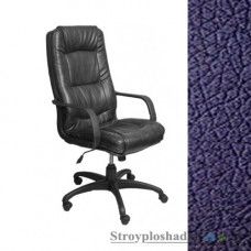 Кресло для руководителя AMF Марсель Пластик, 61х75х116-128 см, механизм качания Tilt, база и подлокотники - пластик, кожзаменитель - Неаполь N-22, цвет - синий